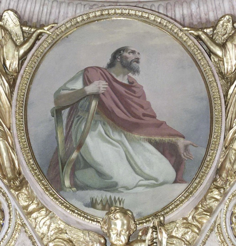 Davide - 1962, affresco, Cattedrale di S. Alessandro, (BG)